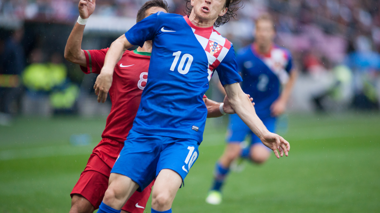 クラブでの試合に臨むLuka Modric