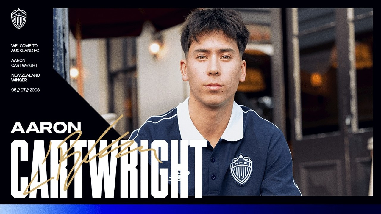 Auckland FC holt Aaron Cartwright mit Stipendienvertrag nach Hause