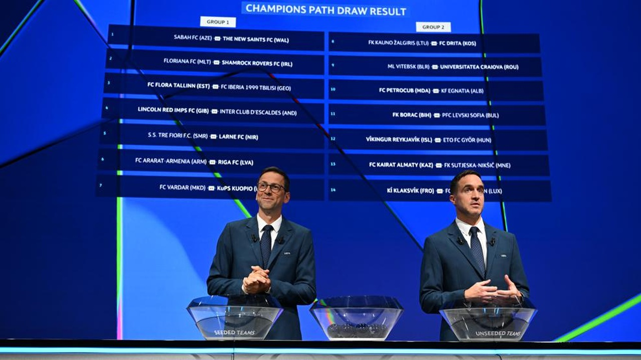 El sorteo de la tercera ronda previa de la Champions League configura diez eliminatorias
