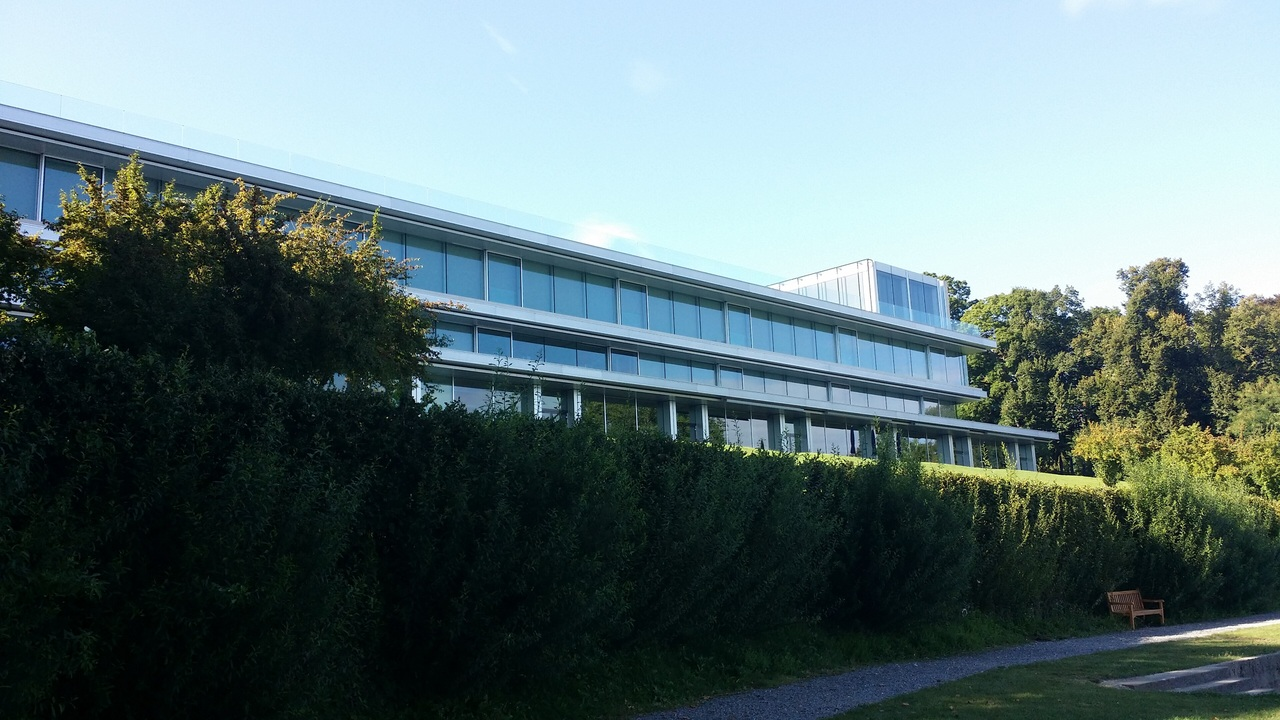 Sede de la UEFA en Nyon, junto al lago de Ginebra