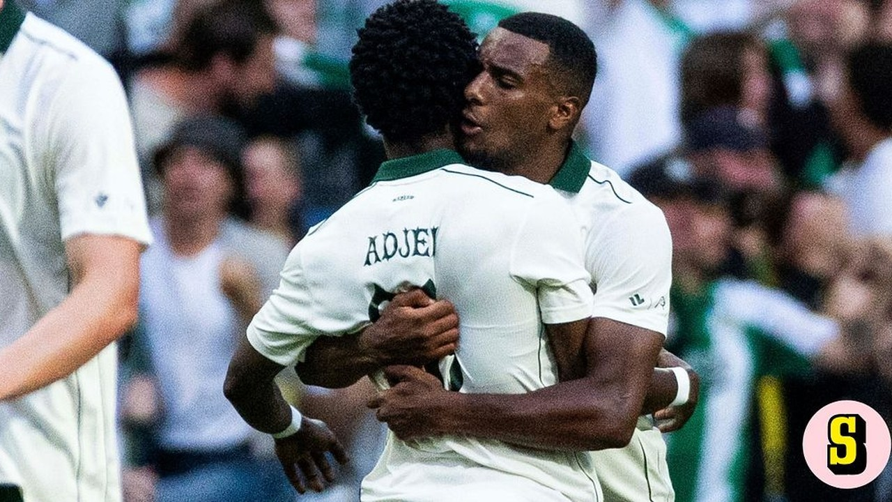 Frank Adjei sikrer 1-1 for Hammarby mod Anderlecht