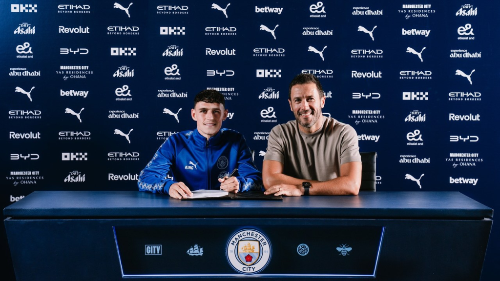 Phil Foden verlängert seinen Vertrag bei Manchester City bis 2030
