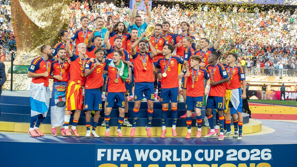 Spanien fører den første FIFA-rangliste efter VM 2026