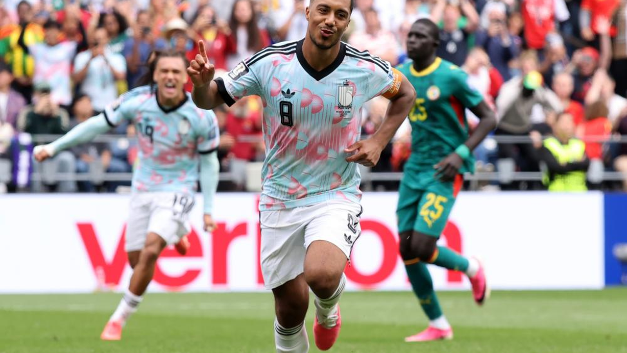 Belgisch aanvoerder Youri Tielemans in actie tijdens het WK 2026
