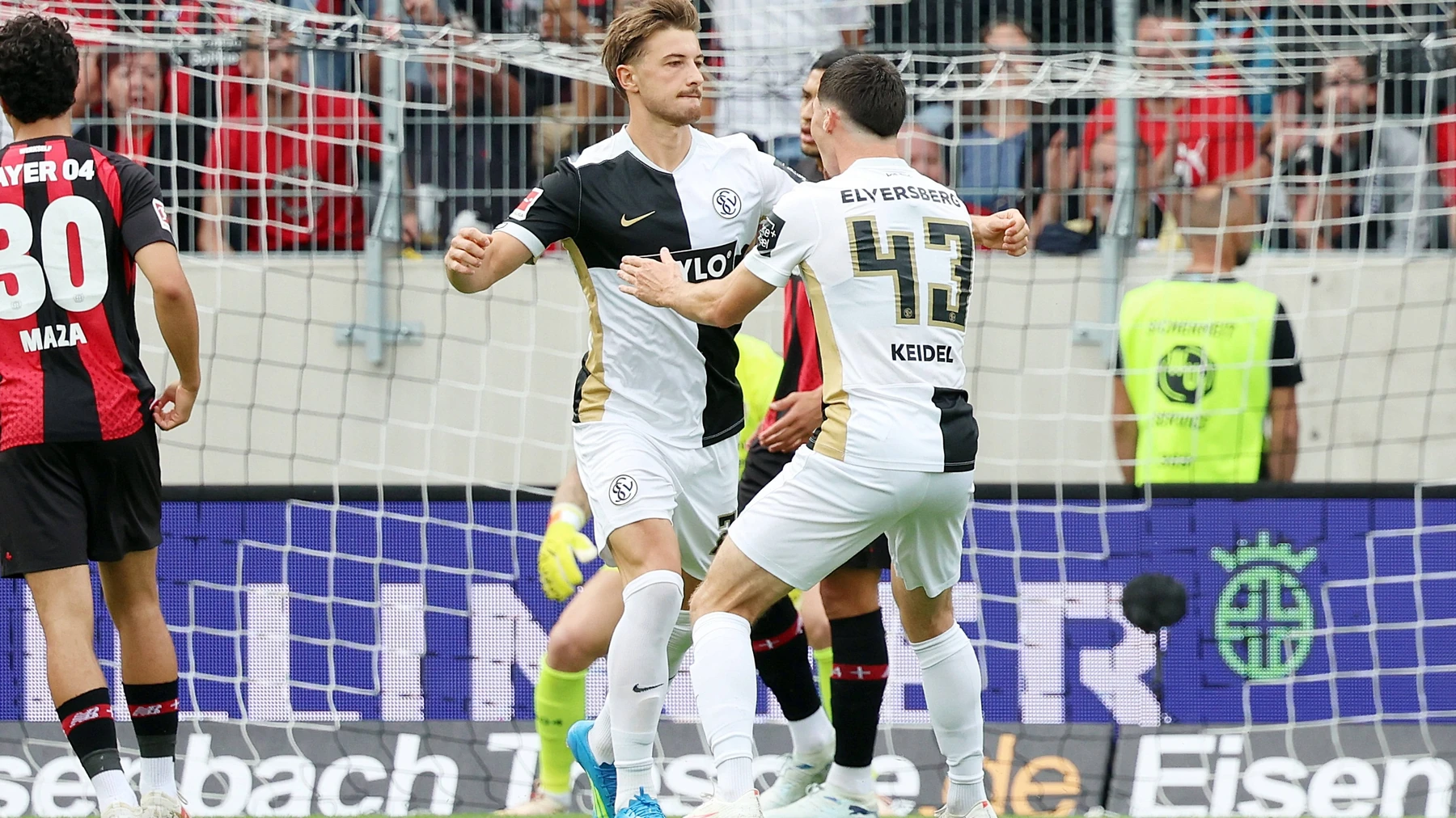 Støttebillede til Elversberg overlever Leverkusens sene storm og vinder deres Bundesliga-debut