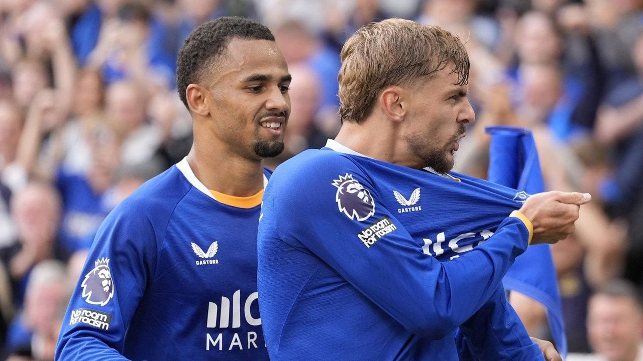 EvertonがPremier League開幕戦でCrystal Palaceを2-0で撃破