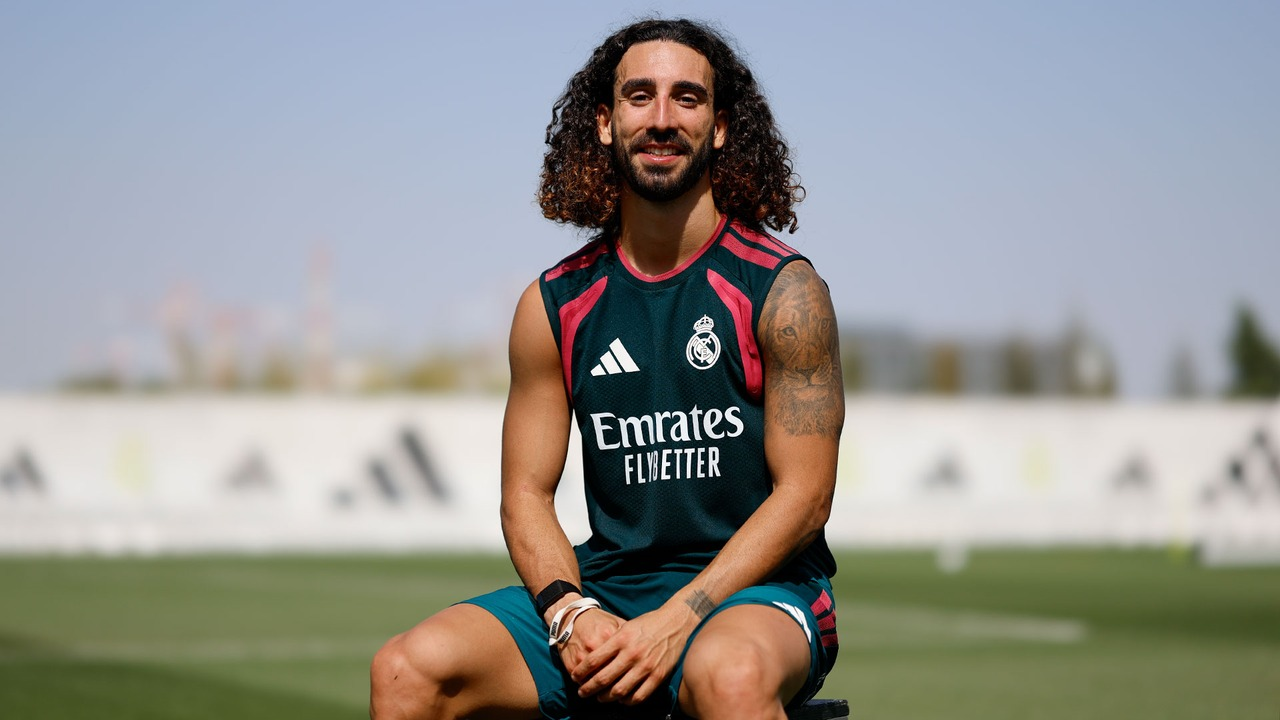 Marc Cucurella absolviert seine erste Trainingseinheit bei Real Madrid