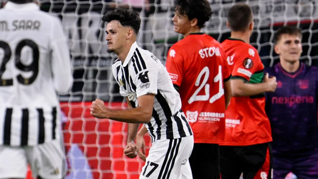 Juventus opent de Europa League met vijf doelpunten zonder antwoord tegen NEC