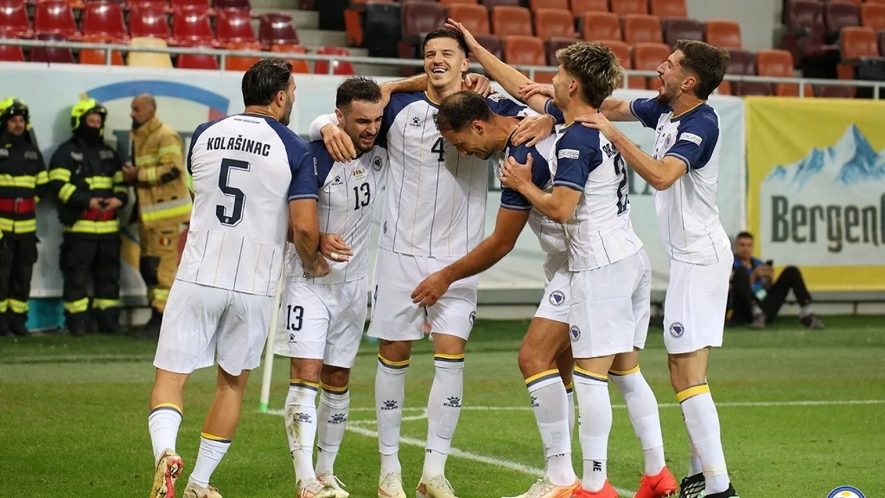 Bosnia and Herzegovina turn four different scorers into a 4-2 win in Romania