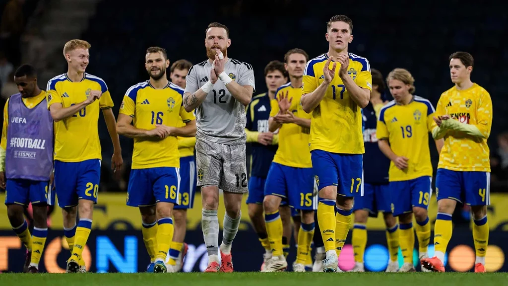 Sweden beat Poland 3-1 after turning wide pressure into a controlled second half